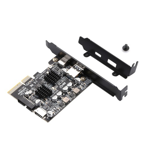 PCIe to USB 3.2 Gen2 Adapter 10 Gbps Expansion Card With Dual 2.2A Ports - Photo 5/13
