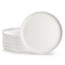 MALACASA Dinner Plates Set, 8.25 Inch Ceramic Small Dinner Plates Set of 6, P...