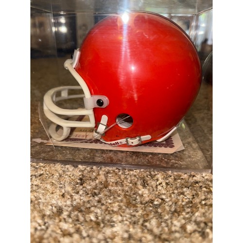 Leroy kelly mini Helmet #44 with certification of authenticity - Picture 4 of 6