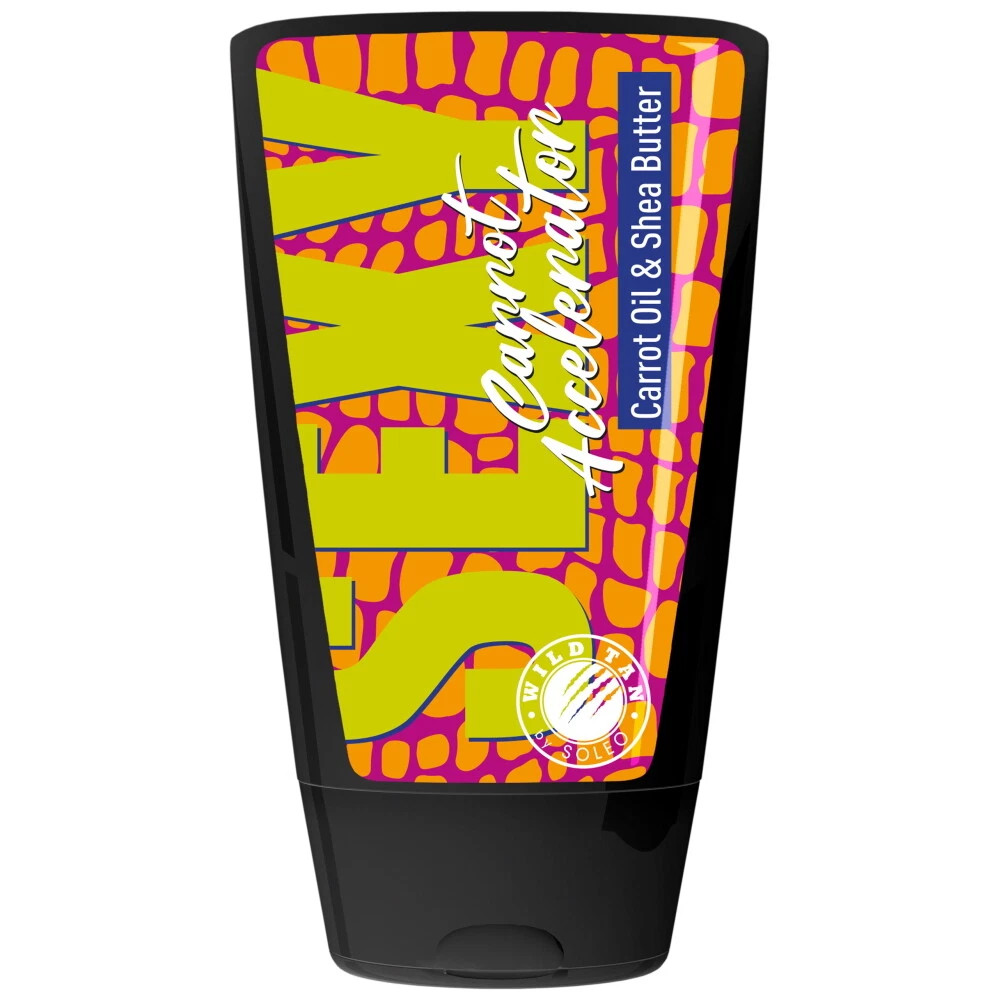 Soleo Sexy Carrot Tanning Accelerator Sunbed Lotion - Carrot Oil & Shea Butter