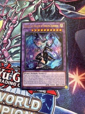 (EY) Veidos the Dragon of Endless Darkness - LEDE-EN092 - Ultra Rare 1st Ed VLP