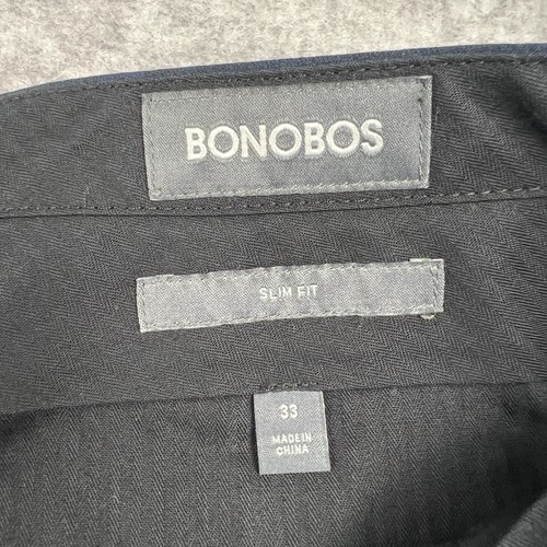 Bonobos Wolle Slim Fit Anzug Set Sport Mantel Blazer Hose 38R Herren 33x31 Blau - Bild 13 von 19
