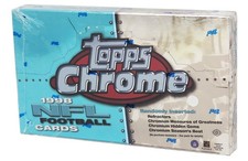 1998 Topps Chrome Football Factory Sealed Unopened Hobby Box -(Manning/Moss RC?)