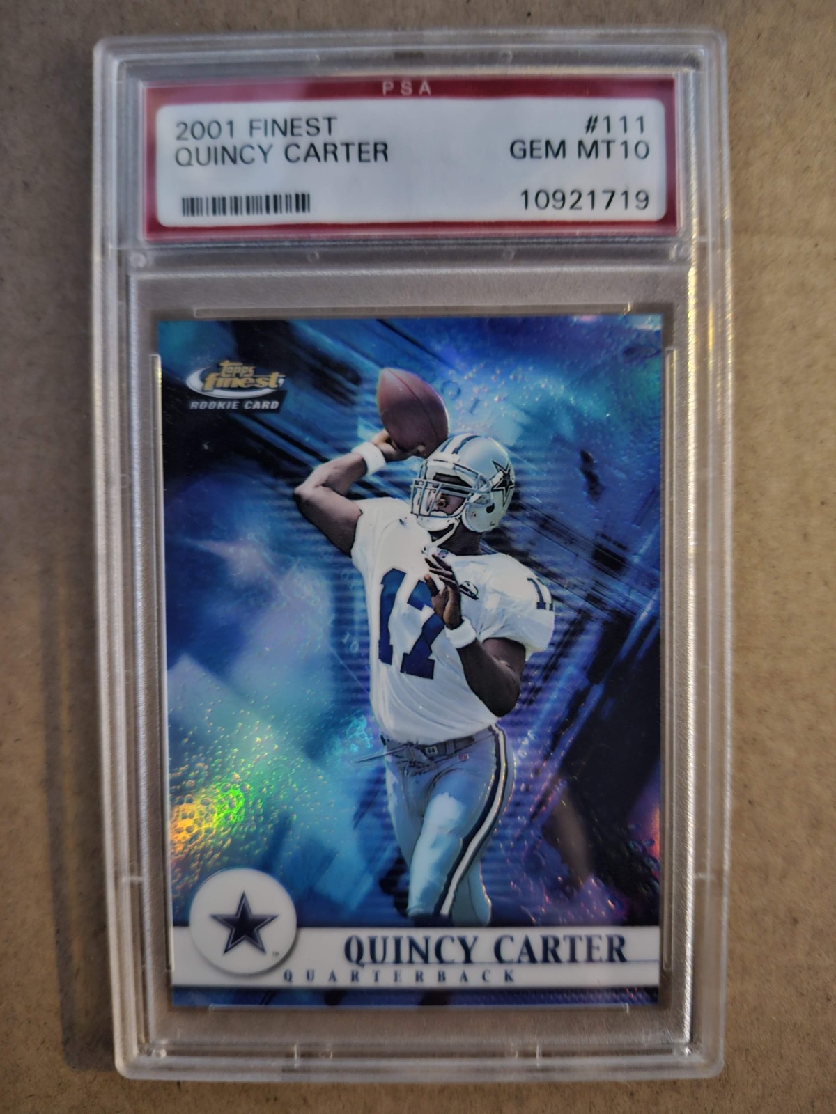 Quincy Carter Finest #111 Base