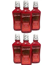 Lavoris Fresh Breath Mouthwash Original Cinnamon 16.9 FL OZ Sealed 6 Bottles  
