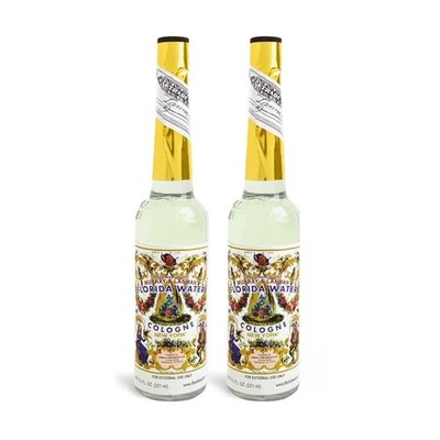 Florida Water, After Shave Cologne, Fresh, Clean Fragrance, 2-Pack of 7.5 Fl Oz