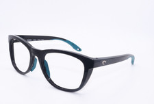 NEW COSTA DEL MAR ALETA 06S9108-0754 BLACK TEAL AUTHENTIC EYEGLASSES 54-19