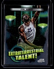 2023-24 Topps Chrome Cosmic #ET-14 Joel Embiid Extraterrestrial Talent