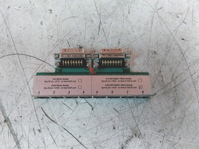 StudioHub+ 12564 Type AG 8 Out AES Digital/Mono Analog 8 RJ45 to 2 D15F Adapter