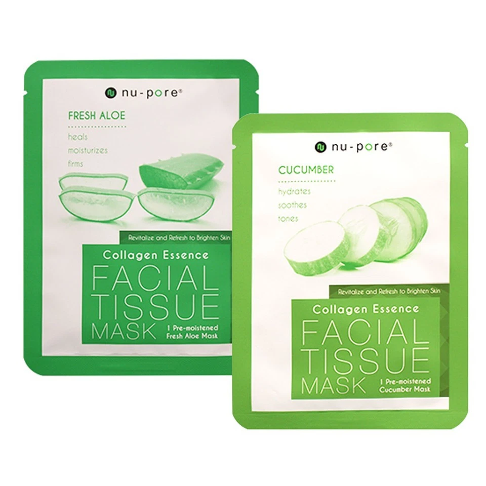 REVELE Exfoliating Deep Facial Cleansing Brush + Facial Masks Aloe Vera Cucumber - image 4 of 4