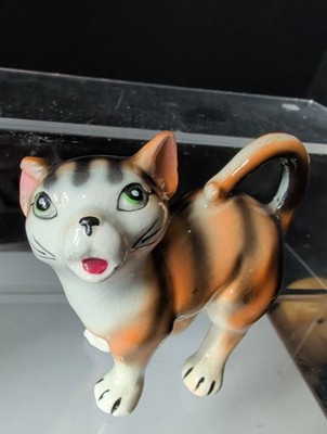 Vintage Striped Cat Figurine