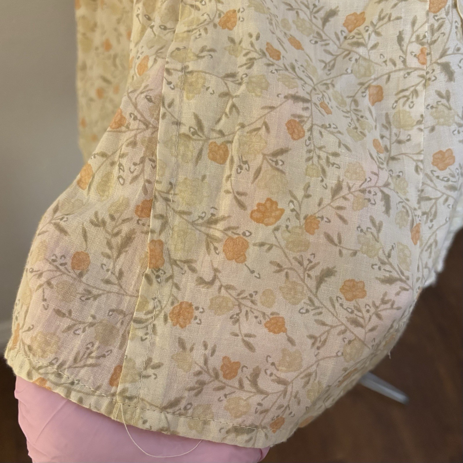 Universal Thread Button-Down Pintuck Tank Top in … - image 8