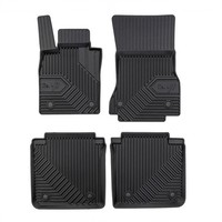 FußMatten Gummimatten No.77 FüR BMW 7Er G70 2022-2026 TPE Gummi Schwarz 4 Tlg