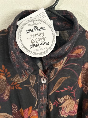 Parsley & Sage Small Button Up NWT $77 - Picture 2 of 7