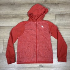 Abercrombie  Fitch Kids 15/16 Jacket Sweatshirt Jumper Full Zip Hooded Moose