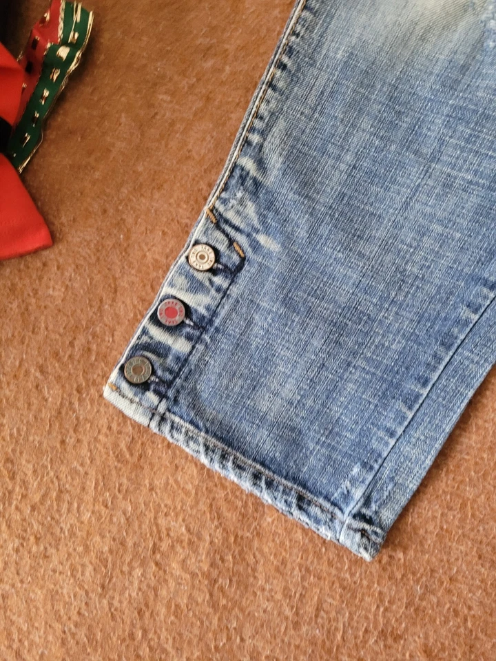 Take Two kurze Jeans Hose 7/8 Capri Caprijeans - Kiply - W28 - light blue - Bild 2 von 4