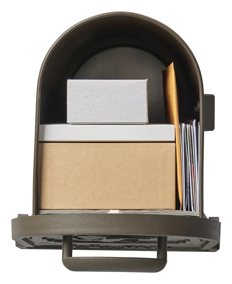 Gibraltar Arlington Grande Capacidade Aço Galvanizado Bronze, Post-Mount Mailbo... - Imagem 3 de 4