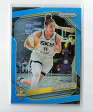 2025 Panini Prizm WNBA Carolina Blue Prizm /125 #24 Kia Nurse