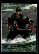 2022-23 Upper Deck Ice Rookie Premieres Green Bokondji Imama Rookie 004/599