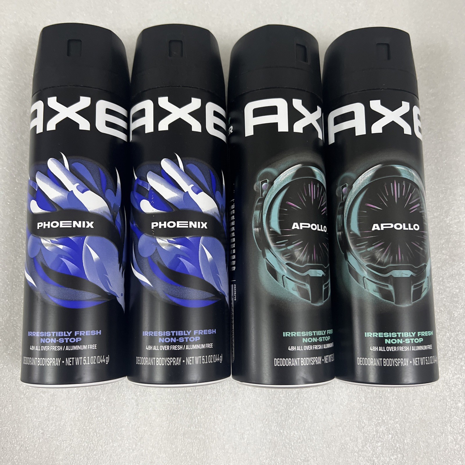 4pack 48-hour Protection Aluminum-free 5.1 Oz 2phoenix & 2apollo