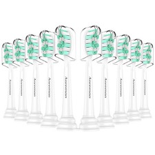Aoremon Replacement Heads for Phillips 10 Count White-10 For hx 9023 hx 9024