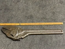Rare Antique Wrench Adjustable 12” Shark Alligator Wrench By RICHARDS MFG CO USA