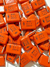 25X - .1uF @ 250V (5%) (SIEMENS) POLYESTER CAPACITOR - Audio Circuits/Filtering