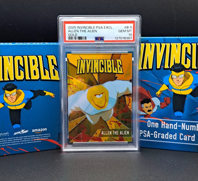 2025 Invincible Season 1 Keepsake PSA EXCLUSIVE Gold Allen the