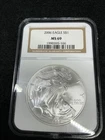 2006 $1 American Silver Eagle NGC MS69 Brown Label