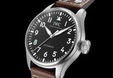 IWC Big Pilot 43 black dial automatic watch, 2026, full set, reference IW329301