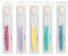 Nimbus Extra Soft Toothbrushes, Tapered Bristles for Sensitive Gums, 5-Pack
