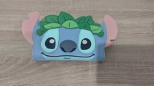 Loungefly Disney Lilo & Stitch Luau Stitch Flap Wallet Blue Vegan Leather