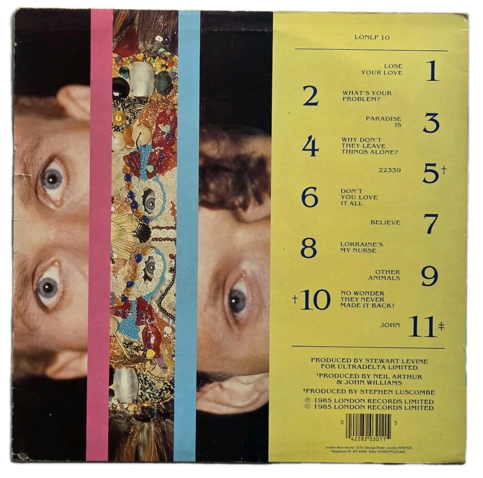 BLANCMANGE "Believe You Me" RARE 1985 UK 11Tk 3RD VINYL LP w/LOSE YOUR LOVE - Image 2 of 4