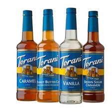 Syrup Variety Packs, Sugar Free Coffee Favorites, 25.4 fl oz Bottle Pack of 4 