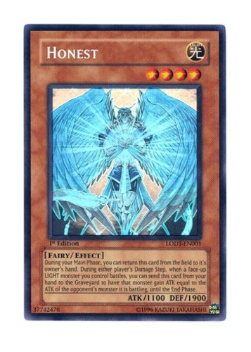 Yu-Gi-Oh! TCG Honest Ghost Rare Individual Collectible Card Game