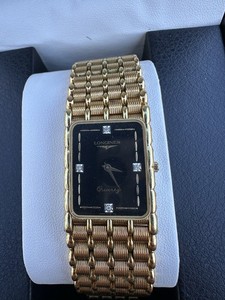 VINTAGE LADIES YELLOW GOLD FILL/ STAINLESS DIAMOND QUARTZ WATCH NEW BATTERY Vintage Diamond Ladies Watches - Etsy main image 4