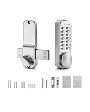 Uimoso Mechanical Keyless Door Lock with 14-Key Single-Sided Design