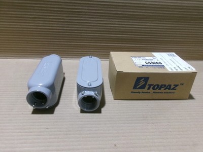 NEW Box of 2 Topaz C4SSCG 1 1/4'' Type C Conduit Body AK