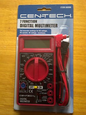 CEN-TECH 7-FUNCTION DIGITAL MULTIMETER