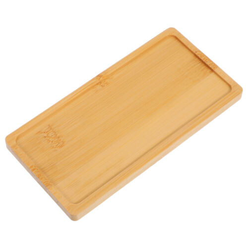 Bamboo Plant Saucer - Mini Bamboo Rectangle Pot Saucer Succulent Planter Bonsai