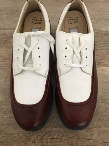 Women's Nike Verdana Last Golf Shoes, Size 7.5, White & Reddish Brown - Picture 5 of 10