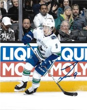 Vancouver Canucks Brendan Leipsic Signed Autographed 8x10 NHL Photo COA #8