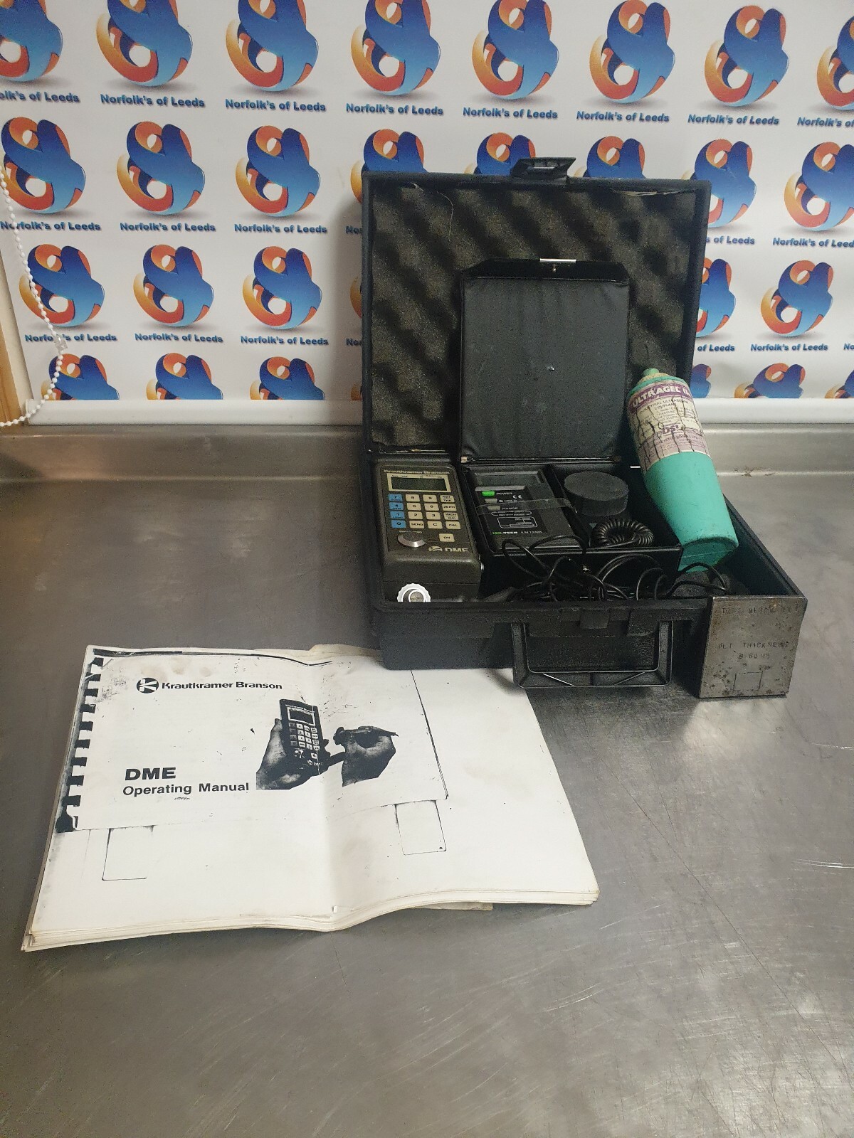 KRAUTKRAMER BRANSON DME DL ULTRASONIC THICKNESS GAUGE (M) eBay