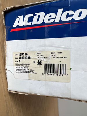 ACDelco Gold Remanufactured Disc Brake Calipers 18035935 | eBay