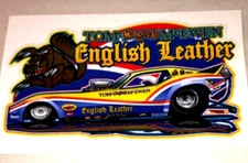 Tom "THE MONGOOSE" McEwen Mongoose 1977 English Leather CORVETTE Sticker Decal