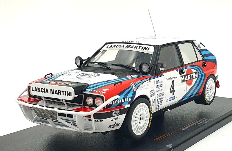 1/18 Scale Ixo Lancia Delta Integrale 16V #4 1990 Safari Rally Model