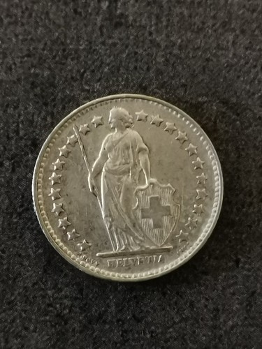 1/2 FRANC SUISSE ARGENT 1952 B BERNE / SWITZERLAND SILVER - Picture 2 of 2