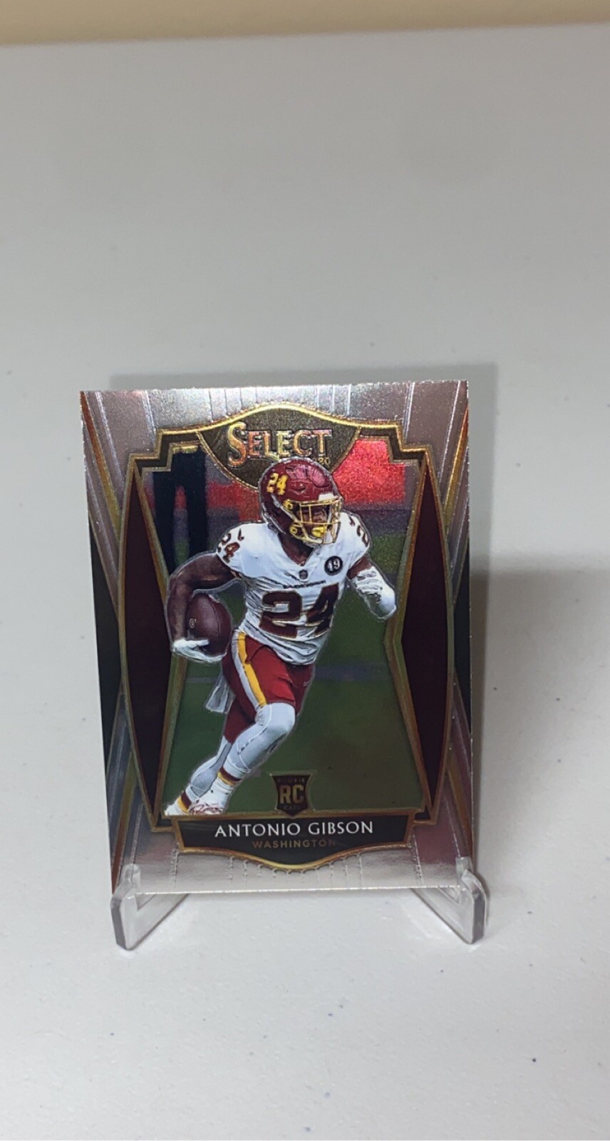 2020 Panini Select Antonio Gibson RC Premier Level #172 Washington Commanders