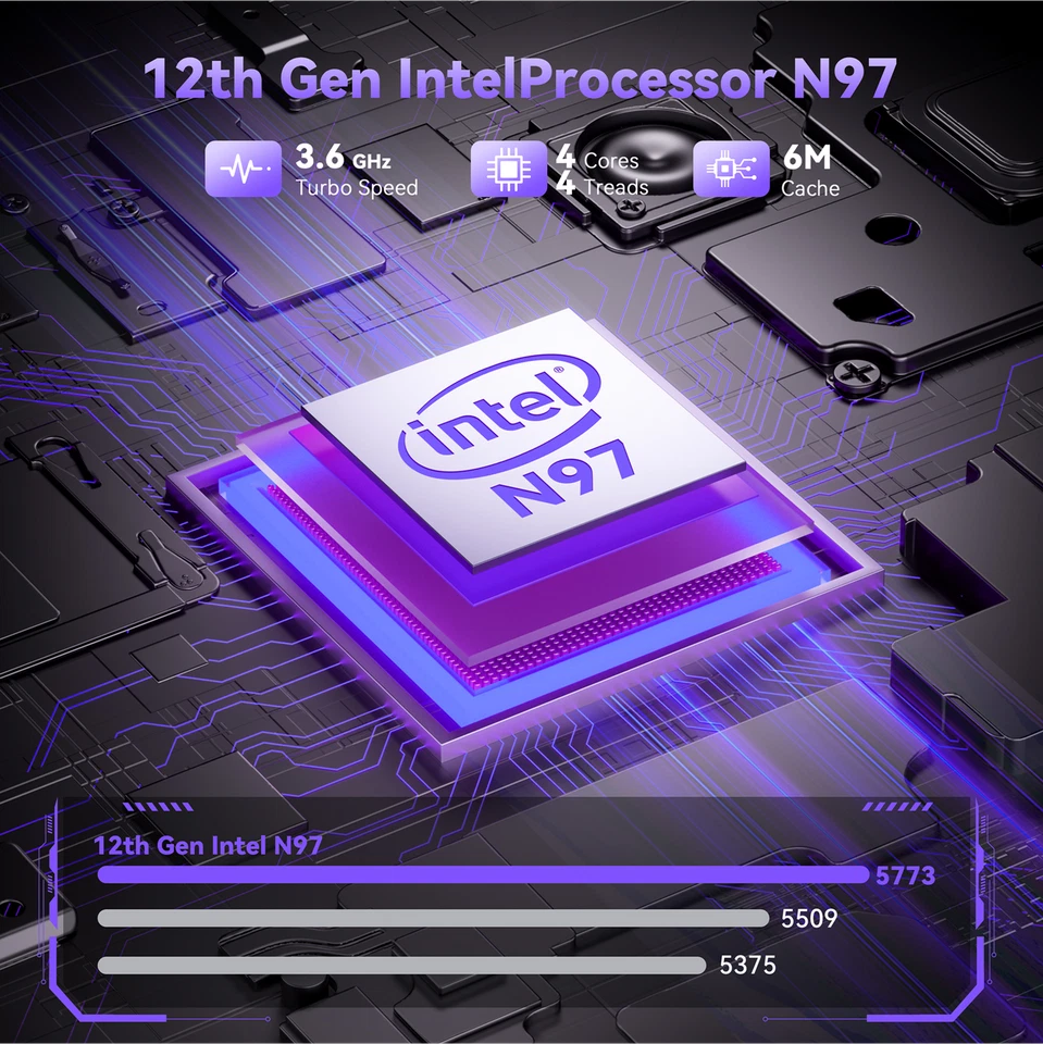 ACEMAGIC LX15 15.6" FHD Laptop Intel 12th Alder Lake N97 8GB RAM 256GB SSD - Image 2 of 4