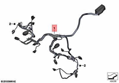 Genuine BMW K46 0D21 0D30 0D40 0D90 Engine Wiring Harness 